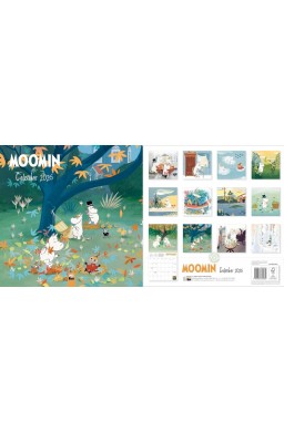 Kalendarz 2026 ścienny kwadrat Muminki
