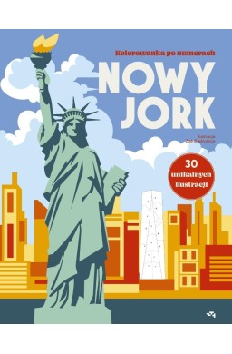 Nowy Jork. Kolorowanka po numerach