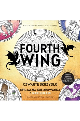Fourth Wing Czwarte Skrzydło Oficjalna kolorowanka