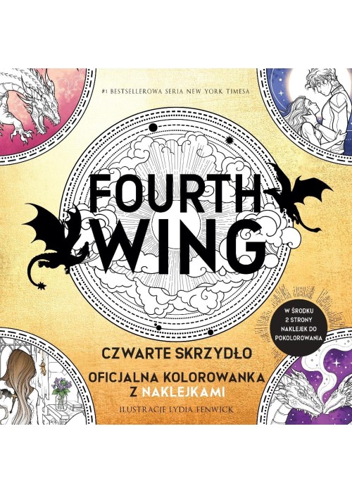 Fourth Wing Czwarte Skrzydło Oficjalna kolorowanka