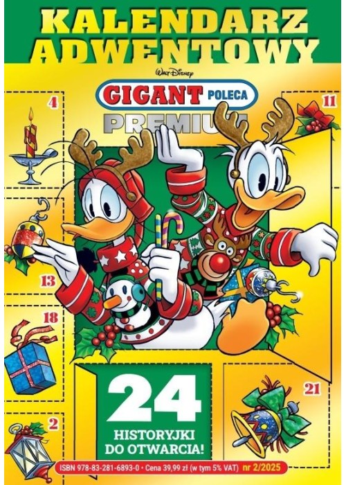 Gigant Poleca Premium Kalendarz adwentowy T.2/2025