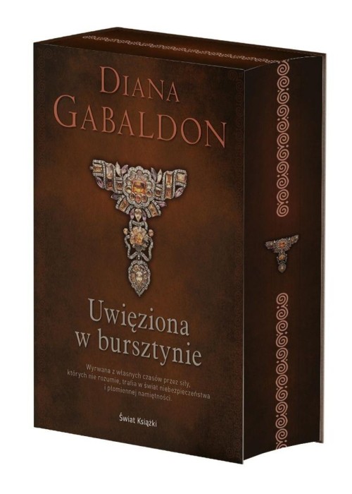 Uwięziona w bursztynie (barwione brzegi)