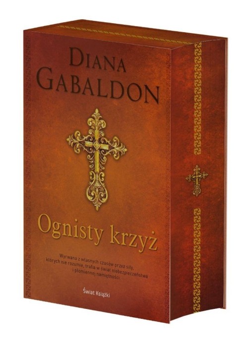 Ognisty krzyż (barwione brzegi)