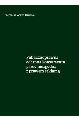 Publicznoprawna ochrona konsumenta...