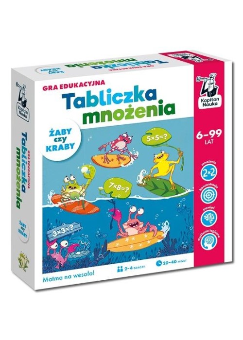 Kapitan Nauka. Tabliczka mnożenia. Żaby czy kraby