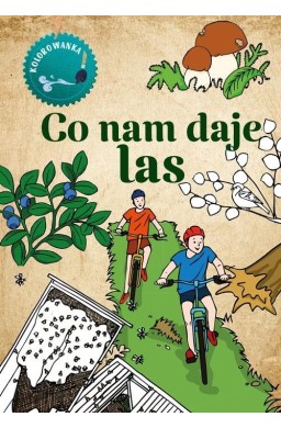 Kolorowanka. Co nam daje las