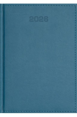 Kalendarz 2026 dzienny A5 Vivella niebieski