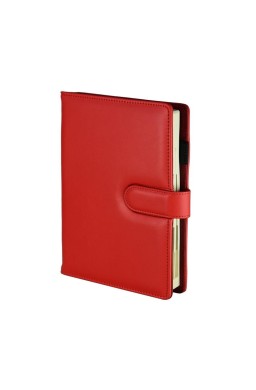 Kalendarz 2026 A5 wymienny wkład dzienny czerwony