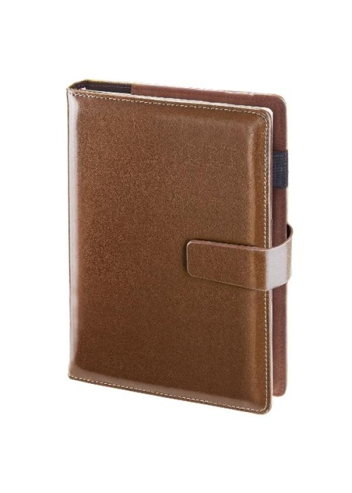 Kalendarz 2026 A5 wymienny wkład dzienny brązowy