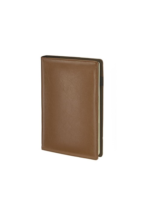 Kalendarz 2026 B6 wymienny wkład dzienny brązowy