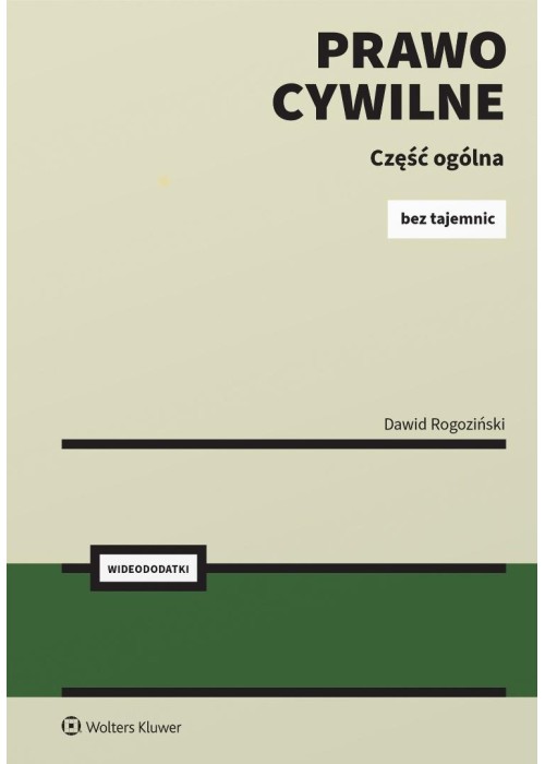 Prawo Cywilne Bez Tajemnic Część ogólna + online