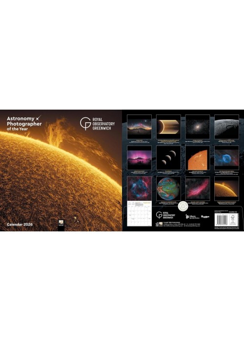 Kalendarz 2026 ścienny Zdjęcia astronomiczne