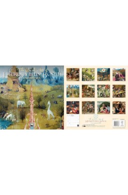 Kalendarz 2026 ścienny kwadrat Hieronymus Bosch