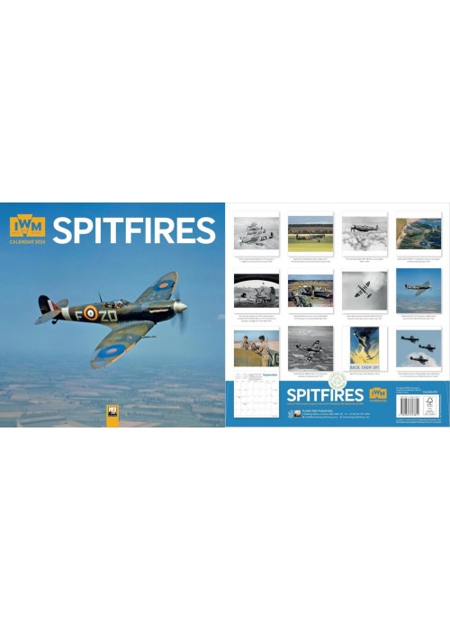 Kalendarz 2026 ścienny kwadrat Spitfires