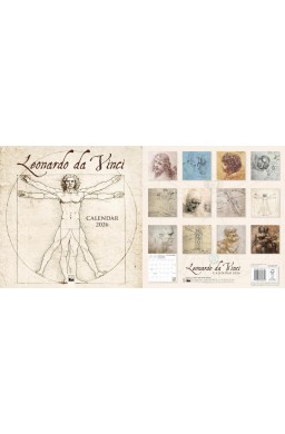 Kalendarz 2026 ścienny Leonardo da Vinci Wall