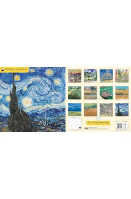 Kalendarz 2026 ścienny Krajobrazy Vincent van Gogh