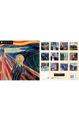 Kalendarz 2026 ścienny kwadrat Edvard Munch