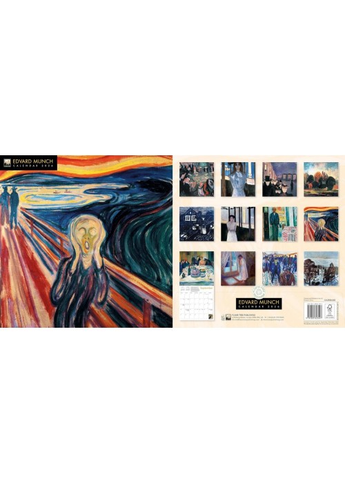 Kalendarz 2026 ścienny kwadrat Edvard Munch