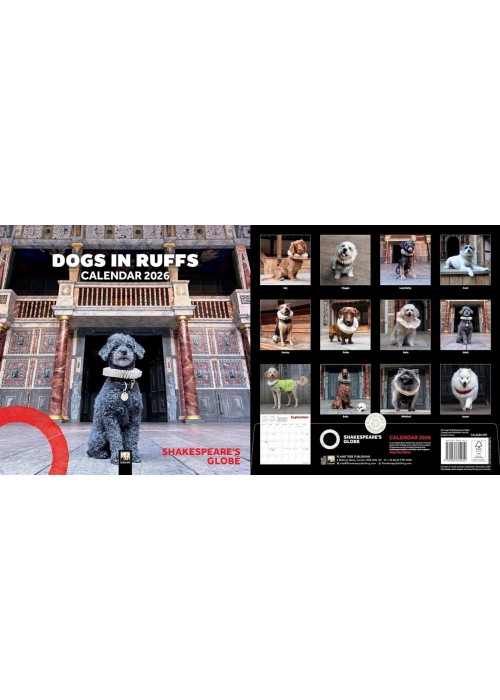 Kalendarz 2026 ścienny kwadrat Psy w kryzach