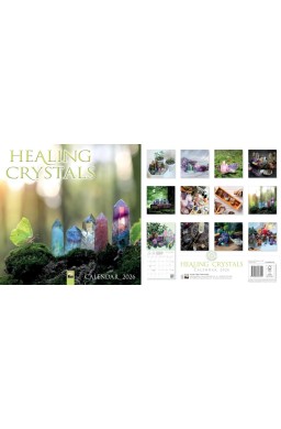 Kalendarz 2026 ścienny kwadrat Kryształy