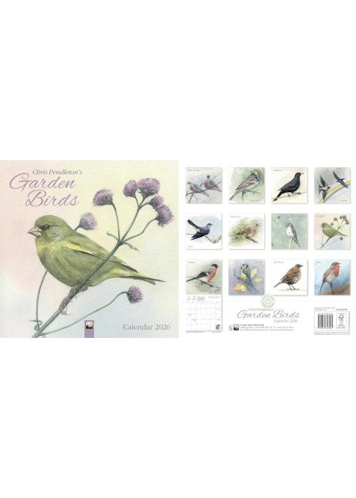 Kalendarz 2026 ścienny Ptactwo Chris Pendleton