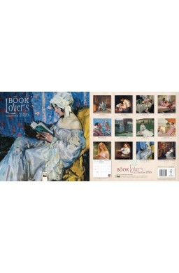 Kalendarz 2026 ścienny kwadrat The Book Lover's