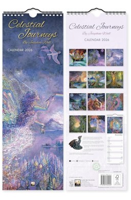 Kalendarz 2026 ścienny paskowy Niebiańskie podróże