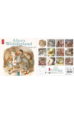 Kalendarz 2026 ścienny kwadrat Alicja