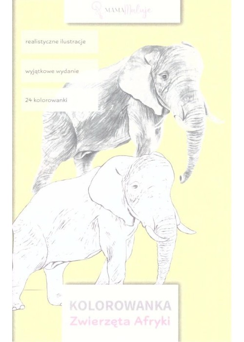 Kolorowanka. Zwierzęta Afryki