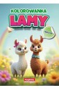 Kolorowanka Lamy z naklejkami