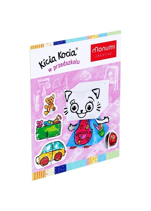 Kolorowanka do składania. Kicia Kocia w...