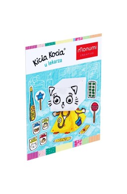 Kolorowanka do składania. Kicia Kocia u lekarza