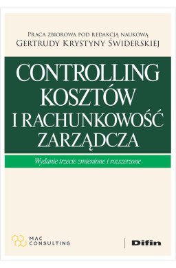 Controlling kosztów i rachunkowość zarządcza