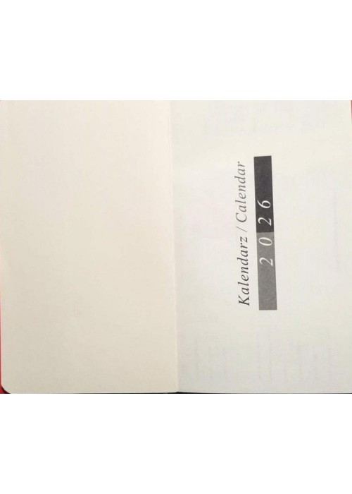 Wkład wymienny kalendarz 2026 A6 tygodniowy