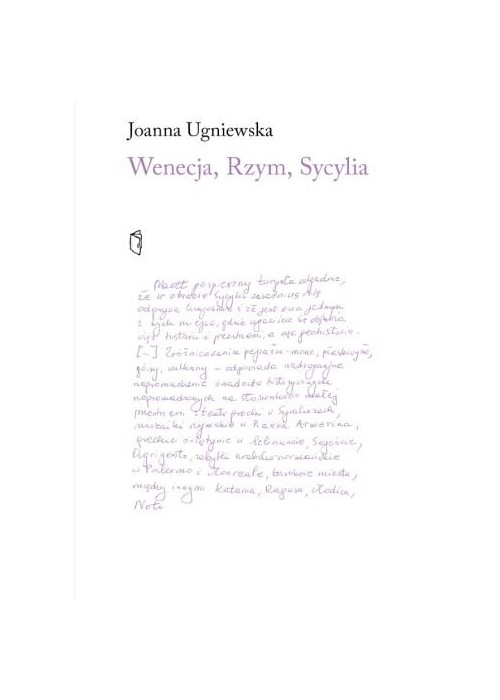 Wenecja, Rzym, Sycylia