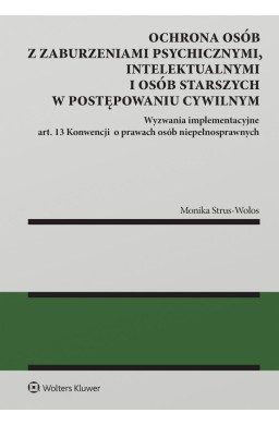 Ochrona osób z zaburzeniami psychicznymi...