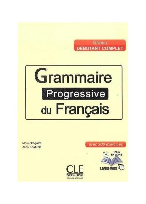 Grammaire Progressive du Francais niveau... + CD