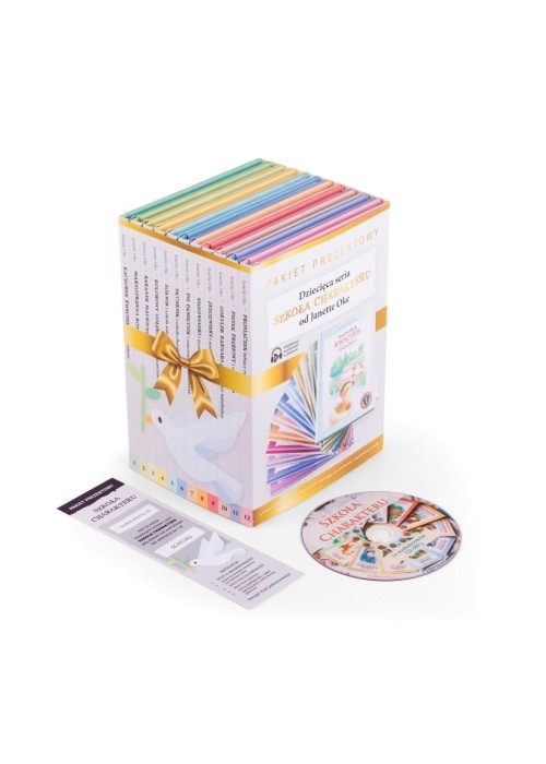 Pakiet prezentowy: Szkoła charakteru T.1-12 + CD