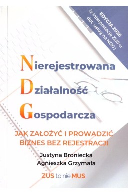 Nierejestrowana Działalność Gospodarcza