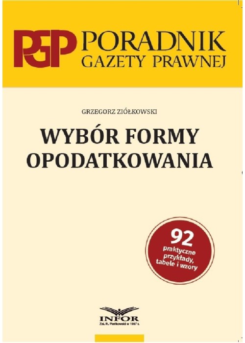 Wybór formy opodatkowania