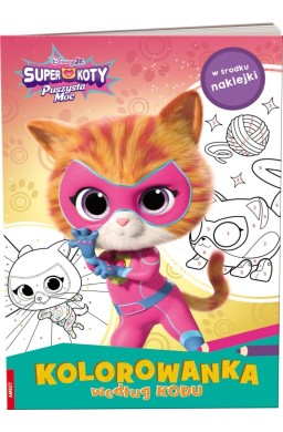 Disney SuperKoty. Kolorowanka według kodu
