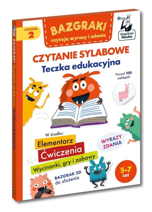 Kapitan Nauka. Bazgraki czytają wyrazy i zdania