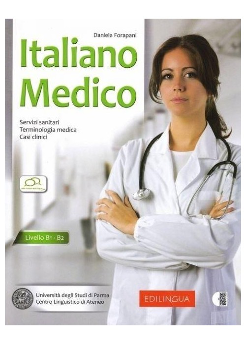 Italiano Medico książka + audio onilne