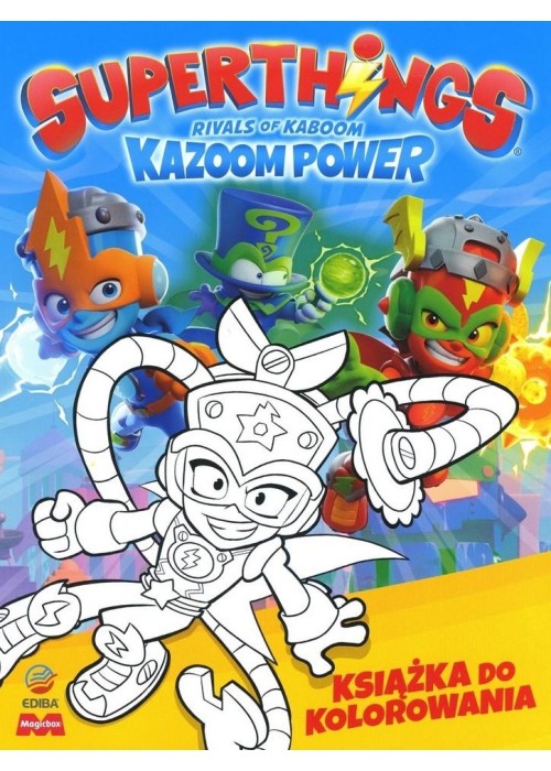 SuperThings Kazoom Power. Książka do kolorowania