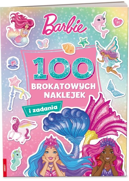 Mattel Barbie Dreamtopia. 100 brokatowych naklejek