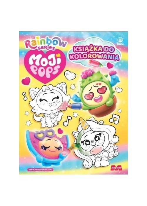 MojiPops - książka do kolorowania