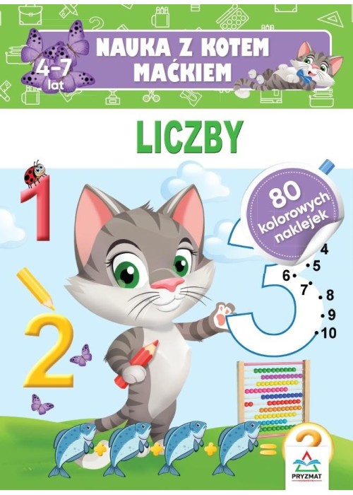 Nauka z kotem Maćkiem. Liczby