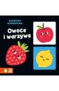 Książeczka kontrastowa. Owoce i warzywa