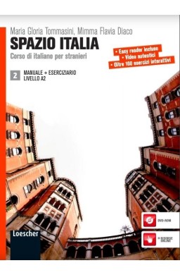 Spazio Italia 2 podręcznik + ćwiczenia + DVD