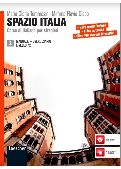 Spazio Italia 2 podręcznik + ćwiczenia + DVD